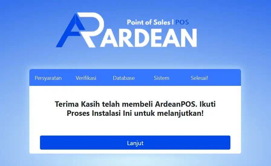 Install ArdeanPOS