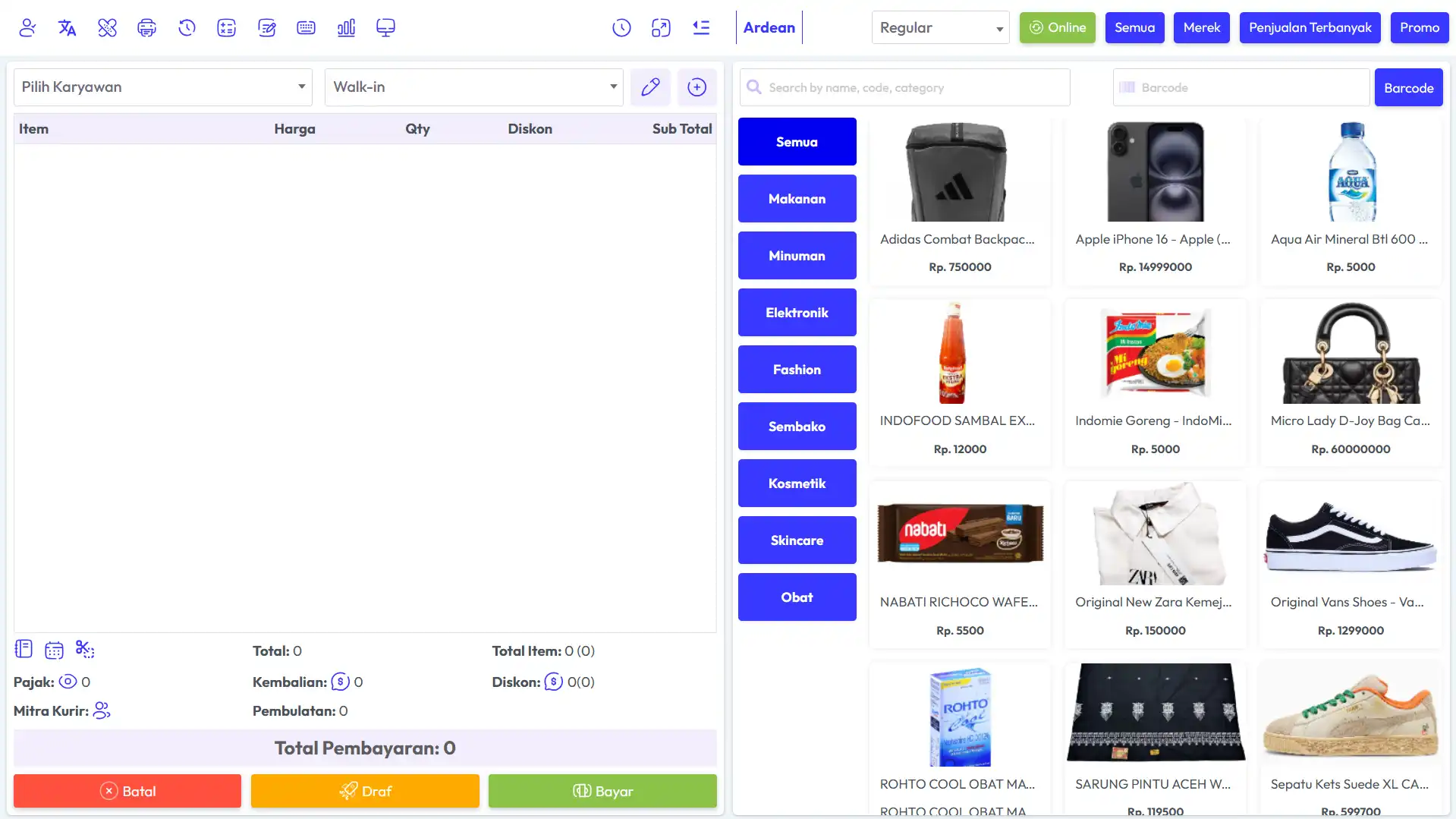 Tata Letak Layar POS